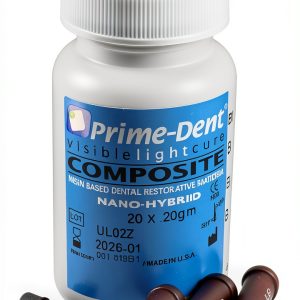 Visible Light Cure Composite Nano Hybrid 0.20g A2 by Prime Dent-0