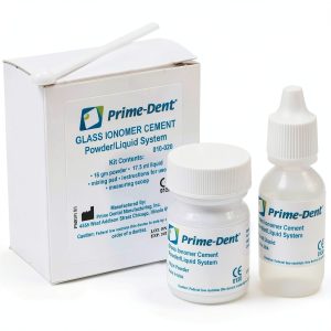 Prime Dental Glass Ionomer Multi Cement Kit Radiopaque Fluoride Powder-0